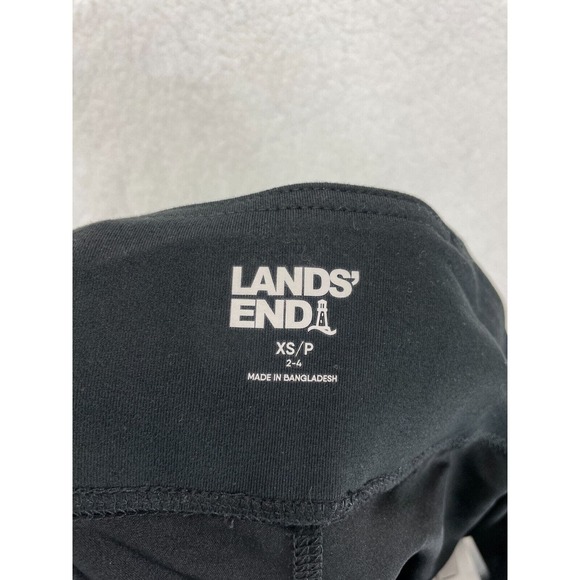 Lands’ End‎ Yoga Pants Women’s Size XS Petite Black Cropped Stretch Athletic NWT - Picture 9 of 10